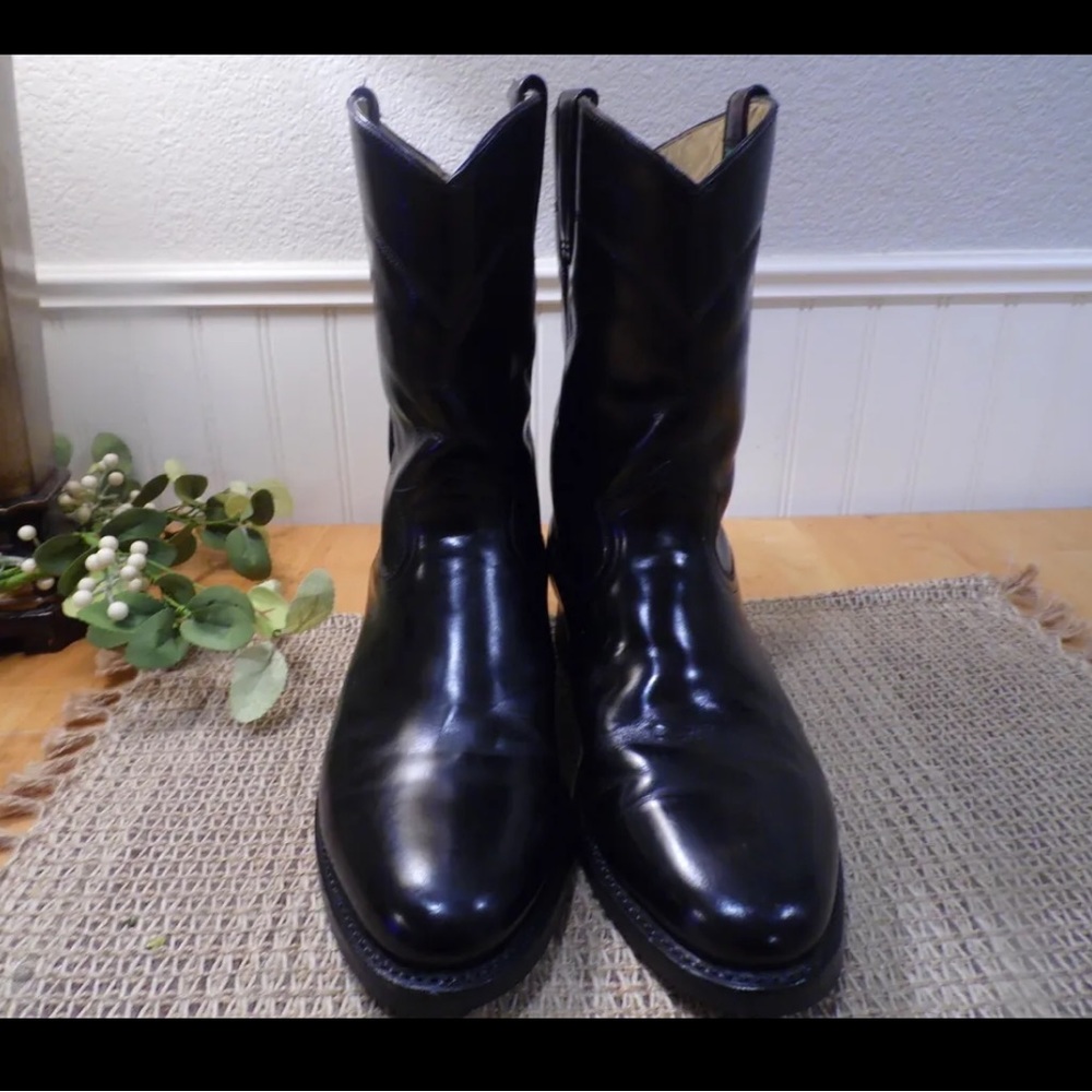 Black Size US 10 EE - Lindo Roper men’s western cowboy Boots Mexico Sz 28 1/2 EE